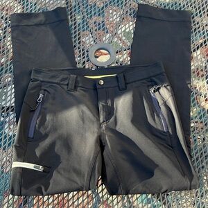 Stio Black Pants with Zippered Pockets